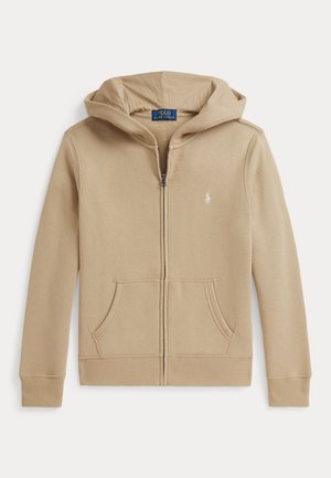 Polo Ralph Lauren FLEECE FULL ZIP HOODIE 7-14Y UNISEX - Sweat zippé - classic khaki/c8167