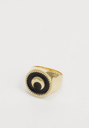 BUTTON SIGNET UNISEX - Bague - black