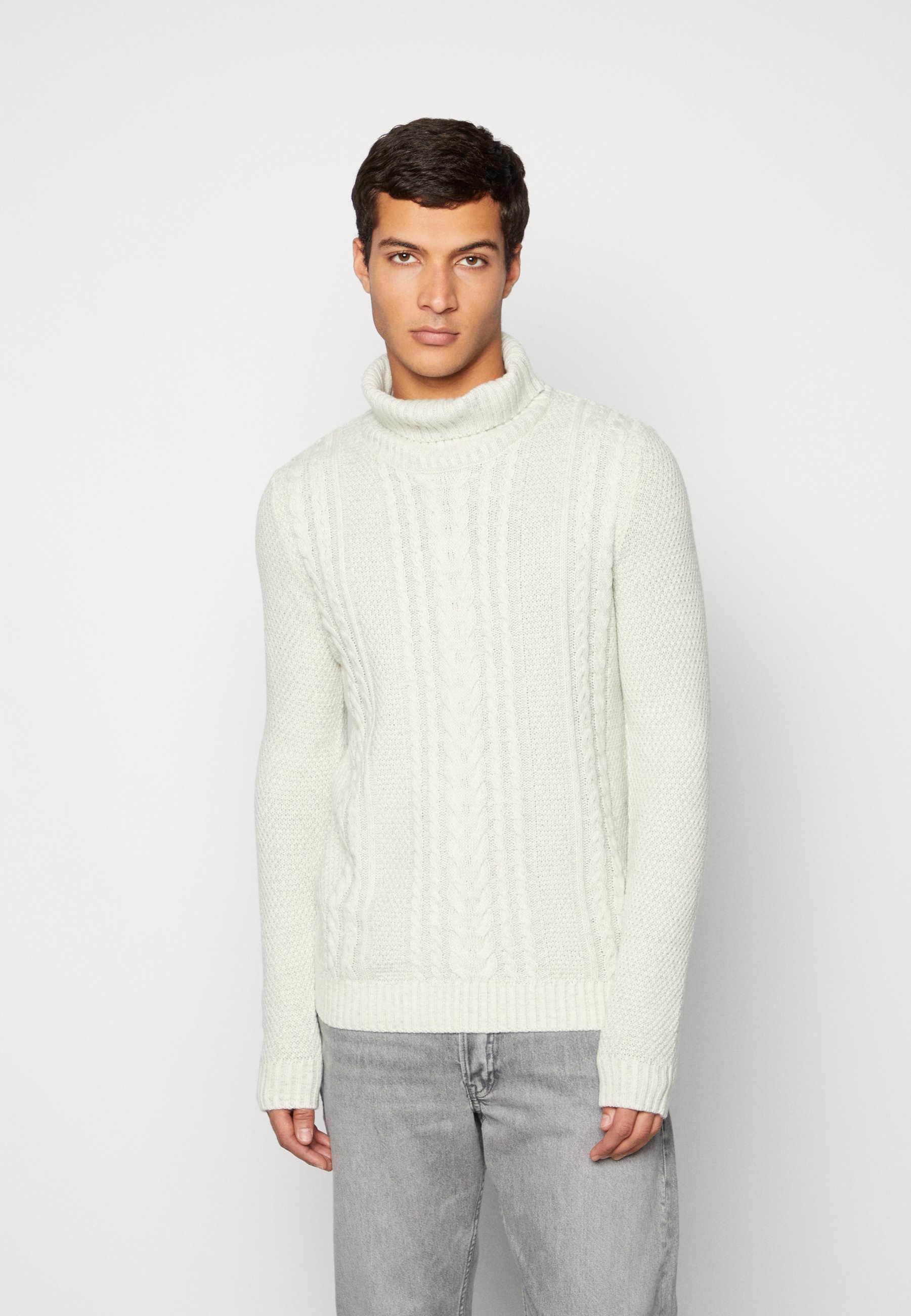 White Men's Knitwear | Free Delivery 