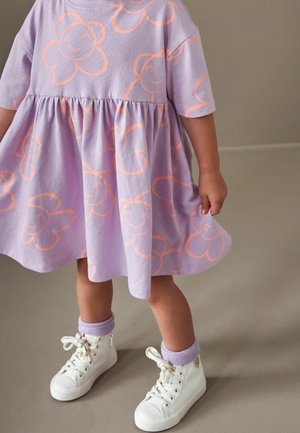 Next, Robe en jersey - purple