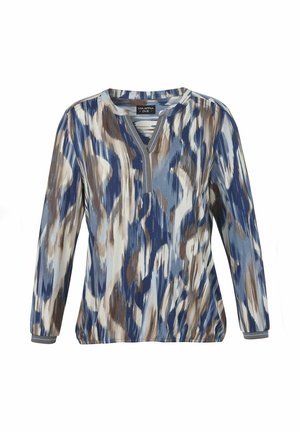 LANGARM MIT GUMMIZUGSAUM - Blouse - mehrfarbig