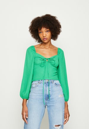 Monki Μπλούζα με μακριά μανίκια - green