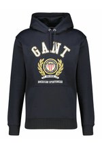 GANT - Sweat à Capuche Femme Script - Coton Confortable - Look Décontracté