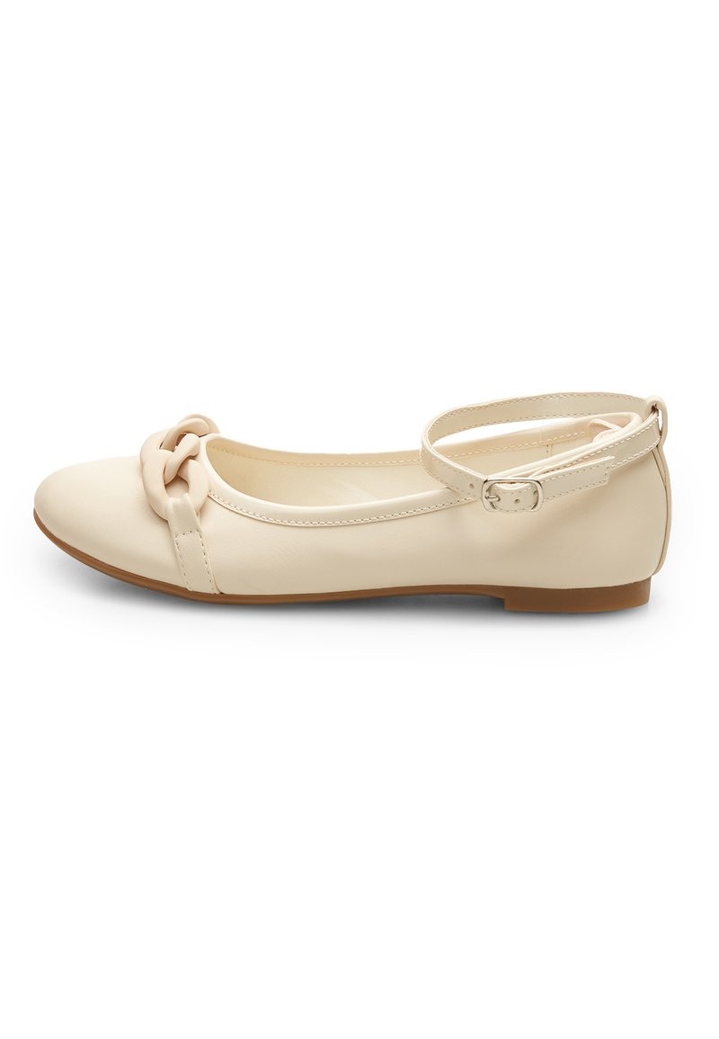 Bata Ballerine con cinturino - beige