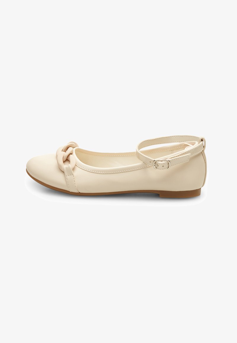 Bata Ankle strap ballet pumps - beige