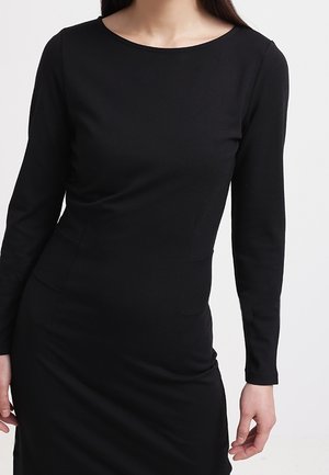 Vestito di maglina - black