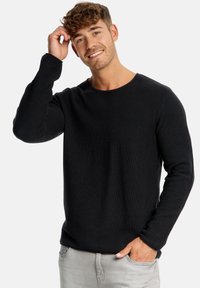 INDICODE JEANS - LOAKIM - Jumper - black Thumbnail Image 1