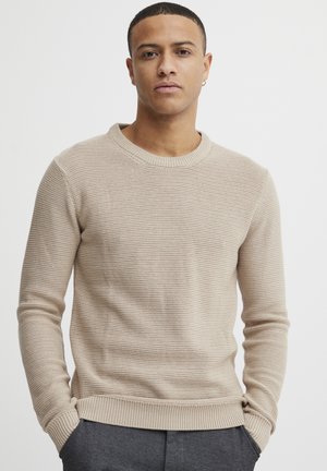 O-NECK - Pullover - humus melange