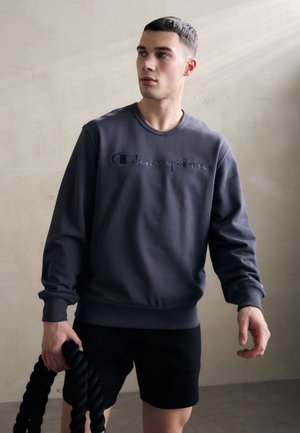 ICONS CREWNECK WITH LARGE TONAL LOGO - Sweatshirt - dark gray