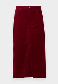 ONLMOXIE SLIT SKIRT - Falda de tubo - cabernet