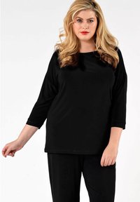 YOEK Langærmet T-shirt - black
