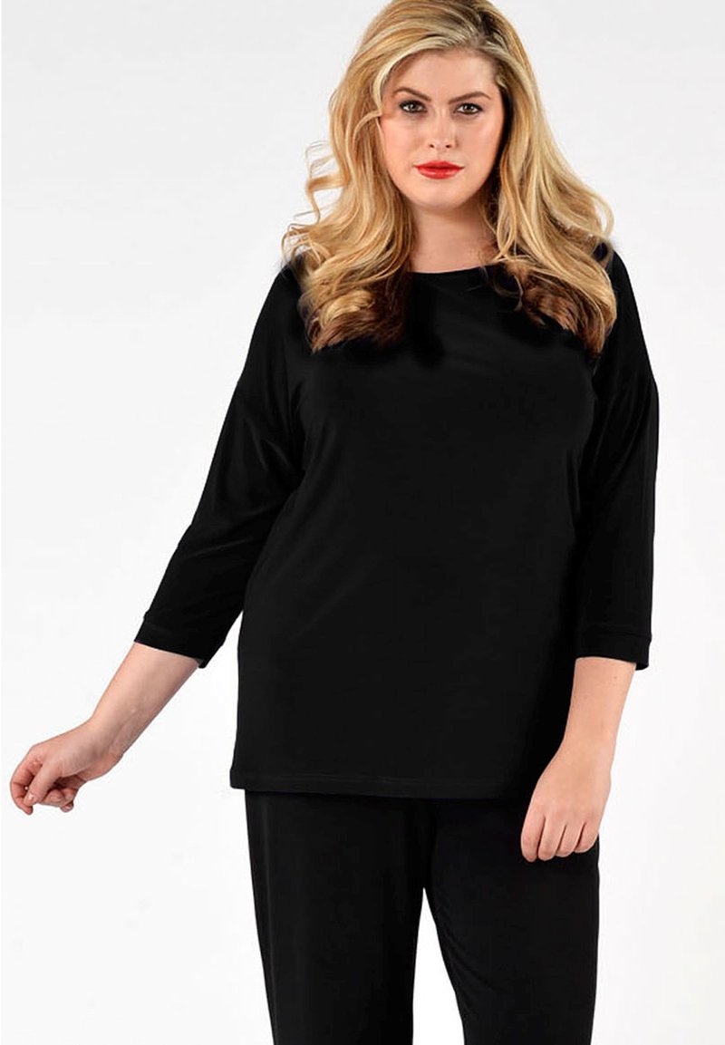 YOEK Langærmet T-shirt - black