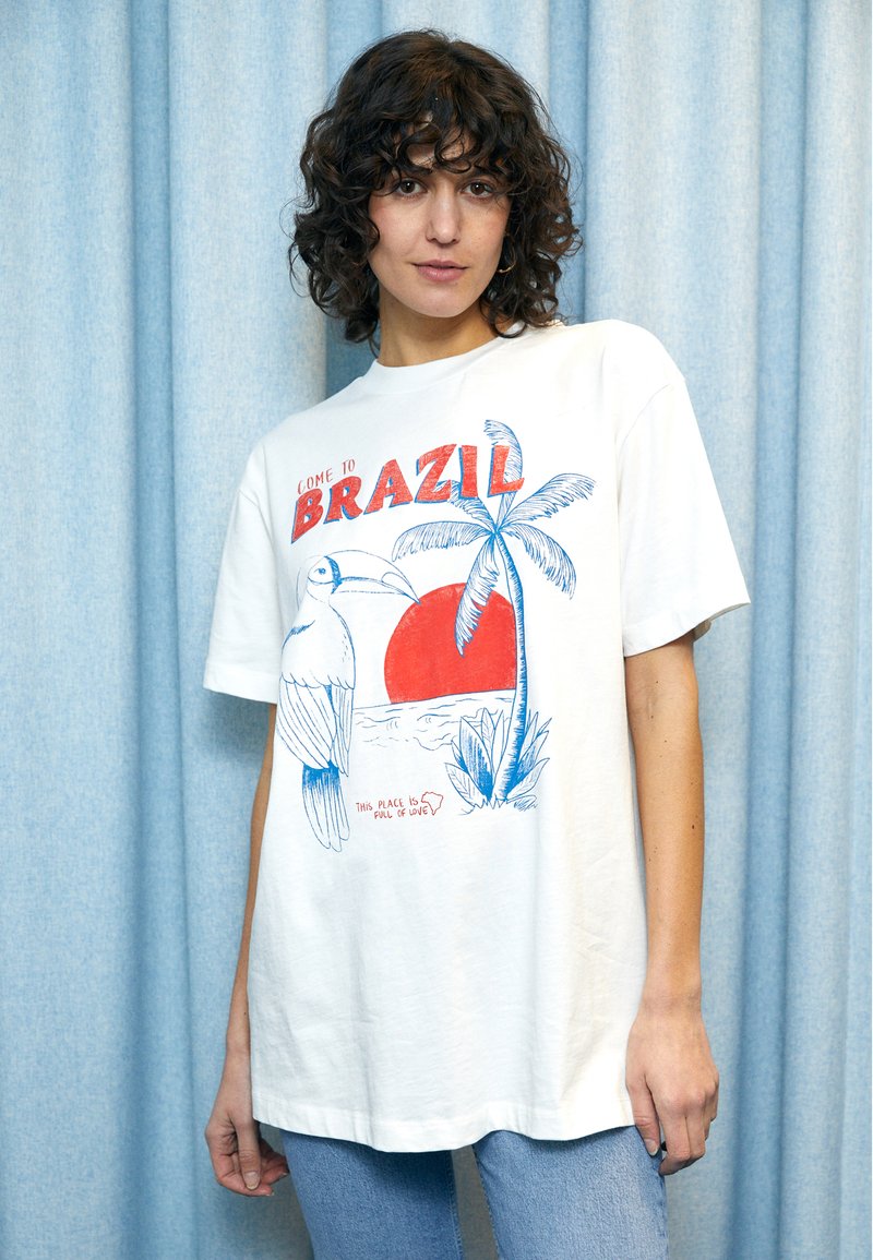 Farm Rio COME TO BRAZIL Tshirts print offwhite/flerfarvet Zalando.dk
