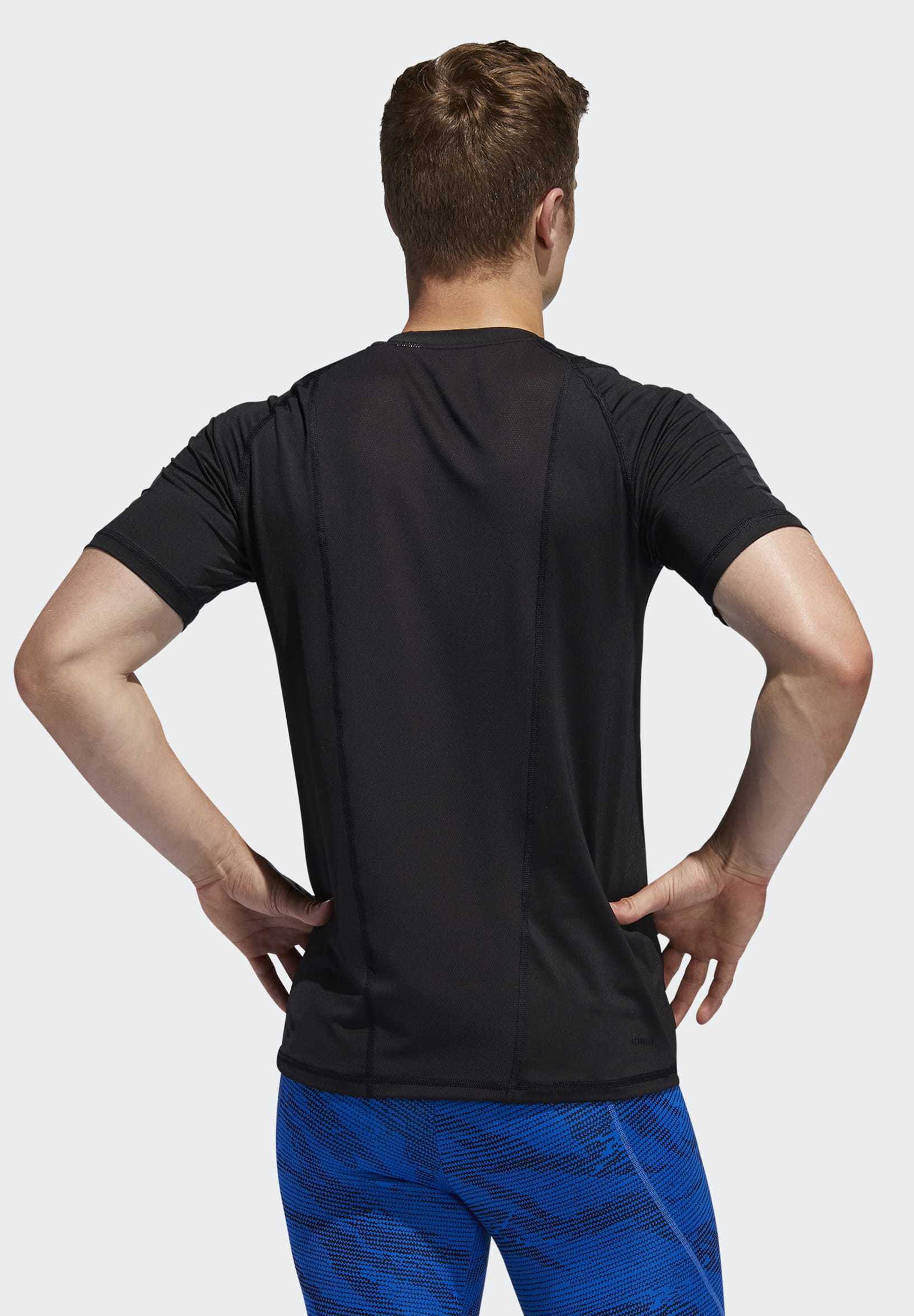 adidas Performance ALPHASKIN GRAPHIC T-SHIRT - T-Shirt print -  black/schwarz - Zalando.de