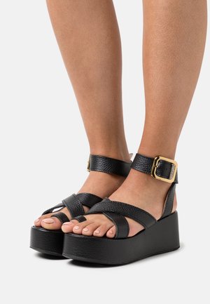 L37, Sandales tongs - black