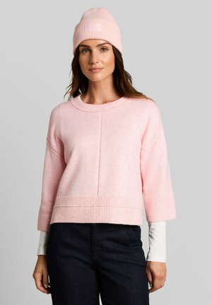TOM TAILOR KNIT COSY CREWNECK - Trui - light pastel pink melange