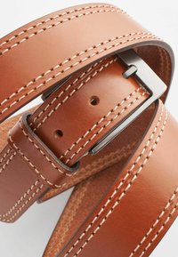 Next SIGNATURE BELT WITH CONTRAST STITCH DETAILING  - REGULAR - Vyö - tan brown