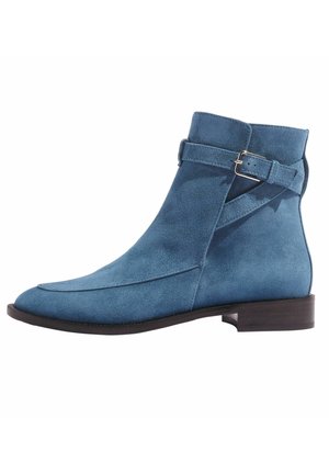 KELLY - Korte laarzen - blue  suede