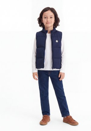 Petit Bateau, PETIT DOUDOUNE TOILE - Vest - dark blue