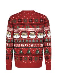 Sublevel Strickpullover - middle red