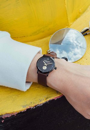 RETRO ELEGANT SMALL DIAL - Hodinky - schwarz braun