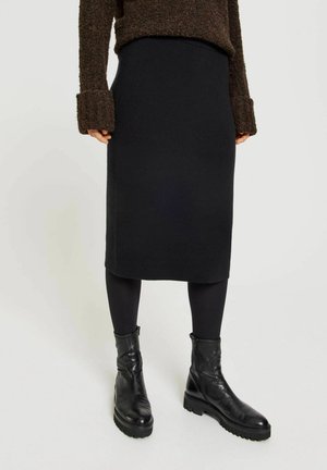 RONKA - Pencil skirt - schwarz