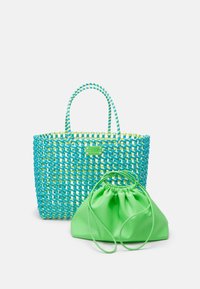 MSGM Shopping bag - turquoise
