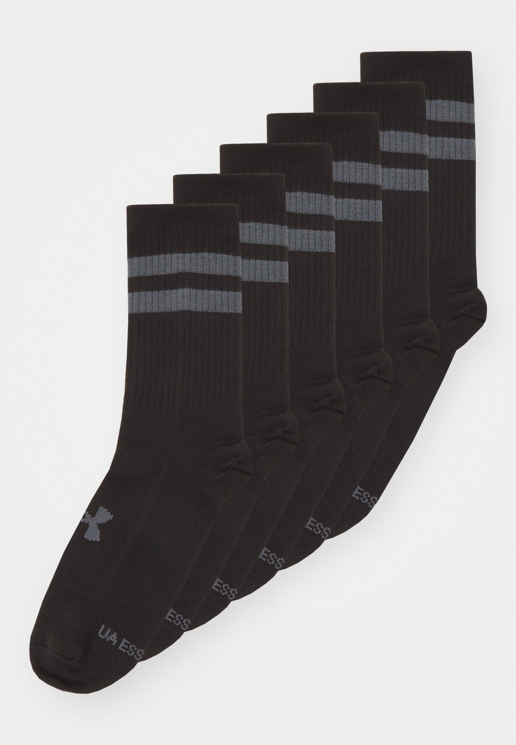 Under Armour ESSENTIAL Sports socks black/castlerock/black