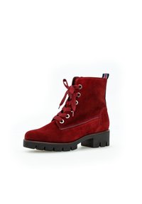 Gabor Bottines à lacets - red