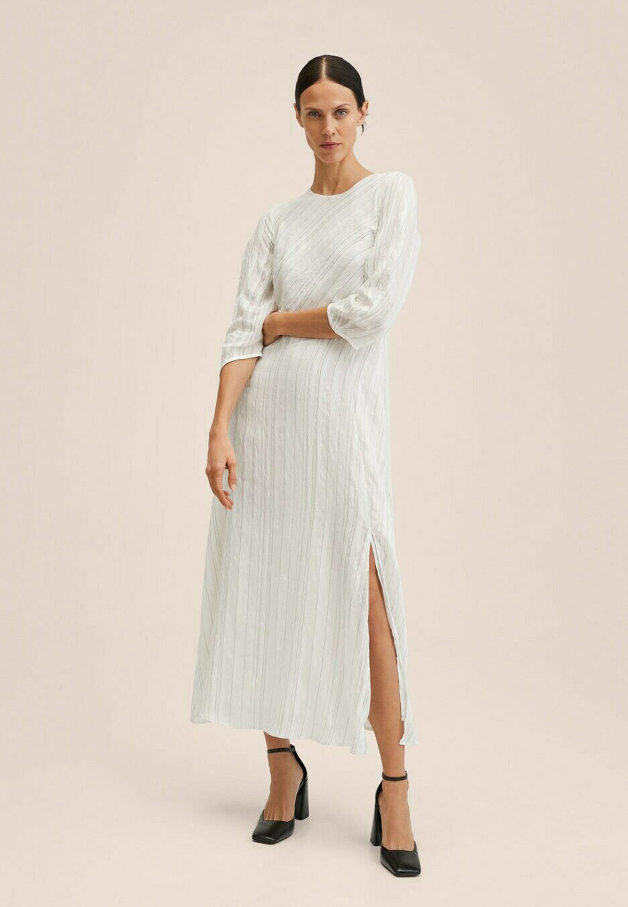 Mango Vestito lungo - white/bianco - Zalando.it