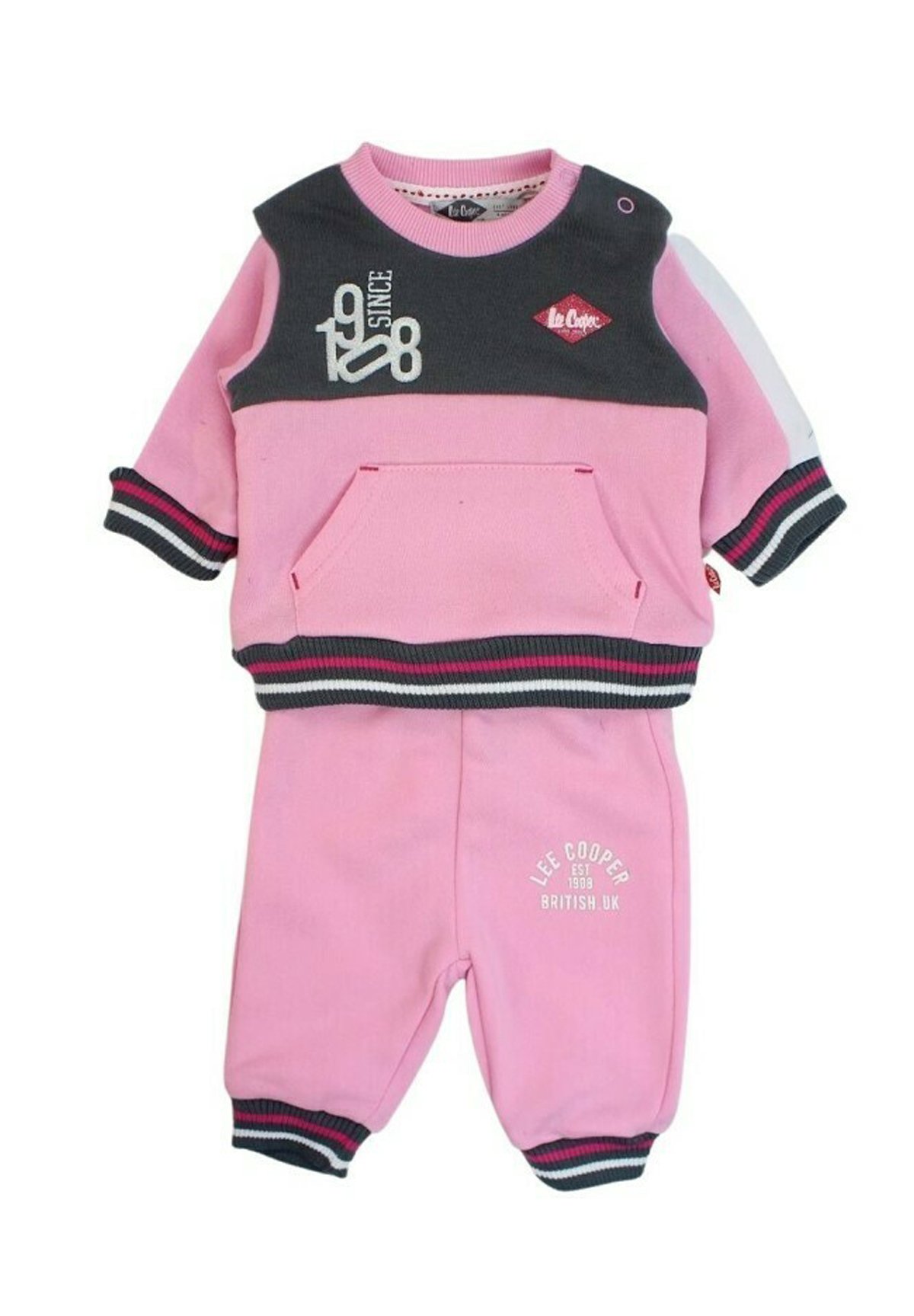 Lot De 2 Jogging Lee Cooper Pour Bébé Garçon - T-shirt + Pantalon, Style Héroïque, Qualité Supérieure