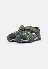 Friboo LEATHER - Walking sandals - dark grey