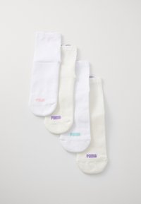 Puma WOMEN HEART LOGO SHORT CREW 4 PACK  - Nogavice - multicolor