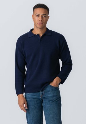 Langærmet T-shirt - navy