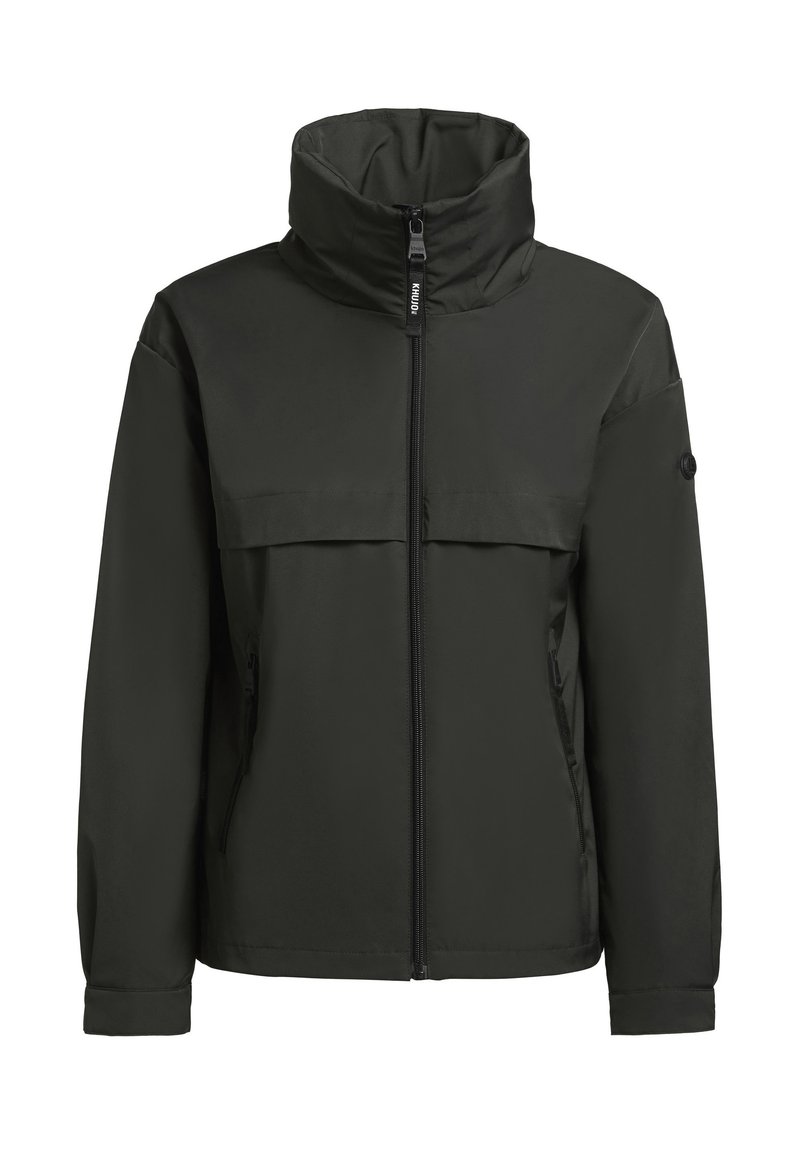 khujo Outdoorjas donkergroen