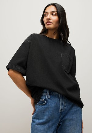 REGULAR FIT  - Pamata T-krekls - washed black