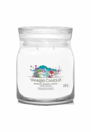 YANKEE CANDLE SIGNATURE MEDIUM JAR MAGICAL BRIGHT LIGHTS 368G - Doftljus - white