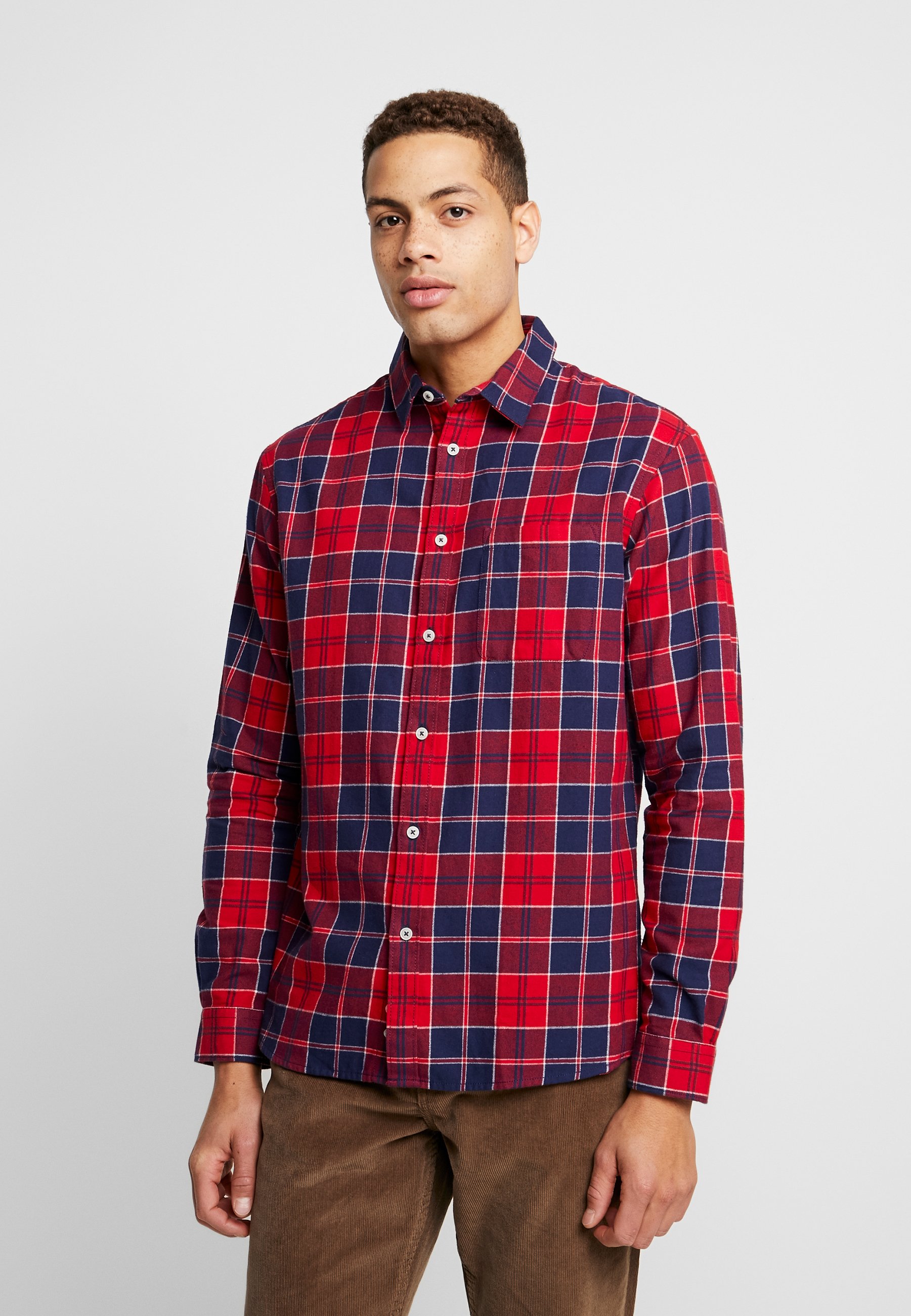 CELIO PARED CHECK - Camisa - red/rojo - Zalando.es