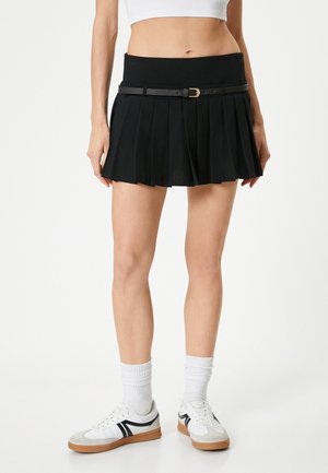 A-snit nederdel - black