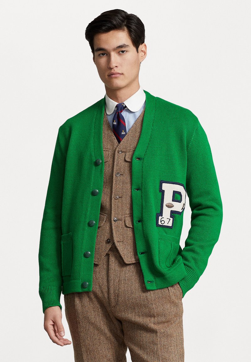 Polo Ralph Lauren LONG SLEEVE CARDIGAN Cardigan new forest/green