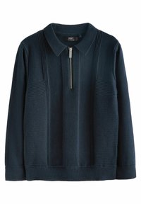 Next TEXTURED - Pikkade varrukatega topp - navy blue