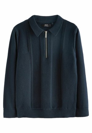 Next TEXTURED - Långärmad tröja - navy blue