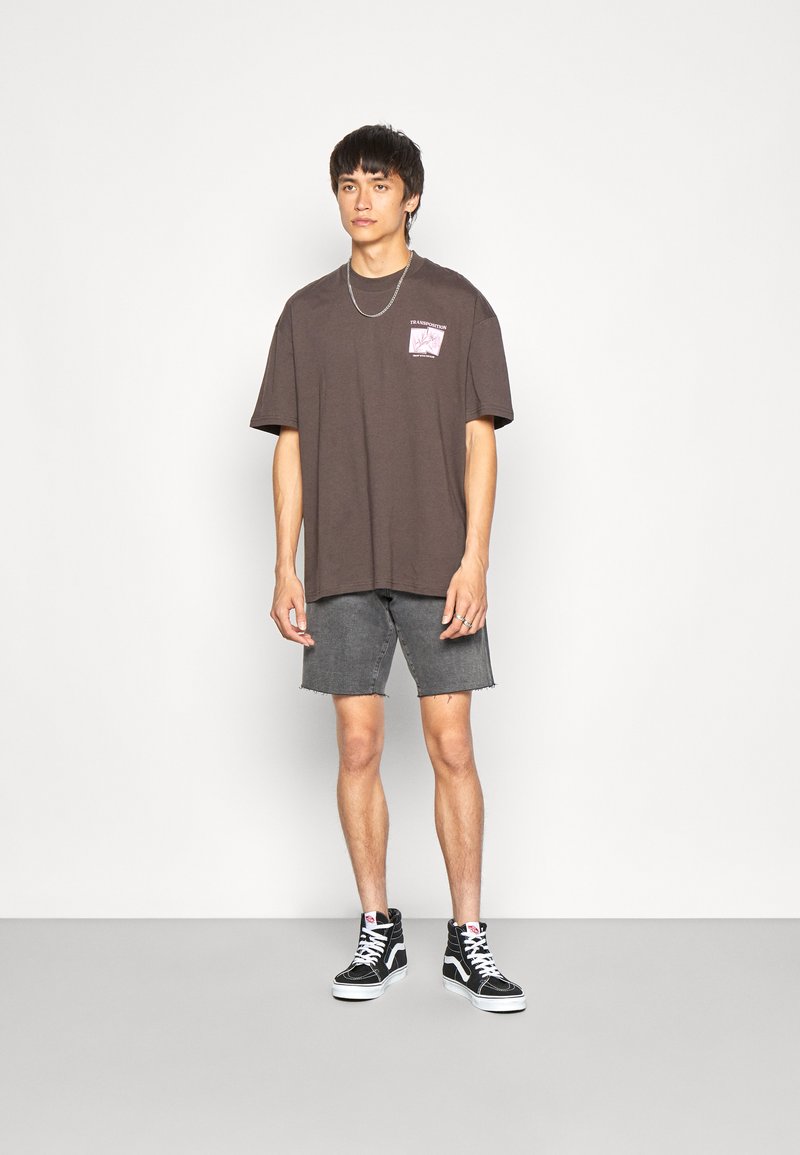 YOURTURN - UNISEX - Print T-shirt - brown, Enlarge