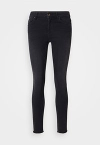ONLBLUSH RAW - Blugi skinny fit - black denim