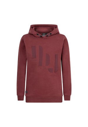 BRUSHED - Hættetrøje - wine red