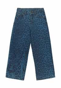 The New PRIMA  WIDE - Traperice ravnih nogavica - medium blue denim aop
