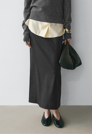 Massimo Dutti STRAIGHT - Maxirock - black