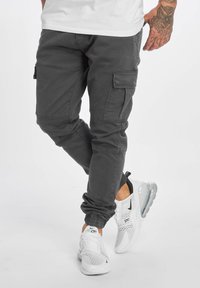 LITRA ANTIFIT  - Oldalzsebes nadrágok - grey