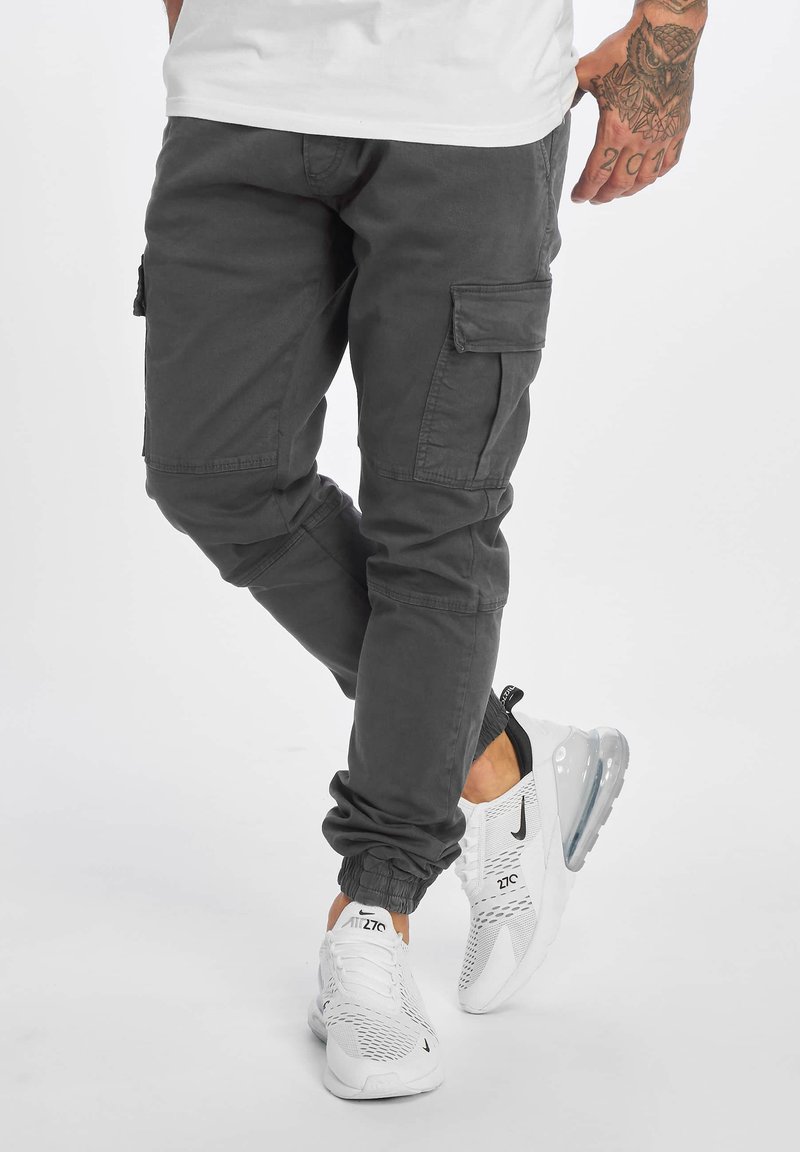 DEF - LITRA ANTIFIT  - Pantalon cargo - grey, Agrandir