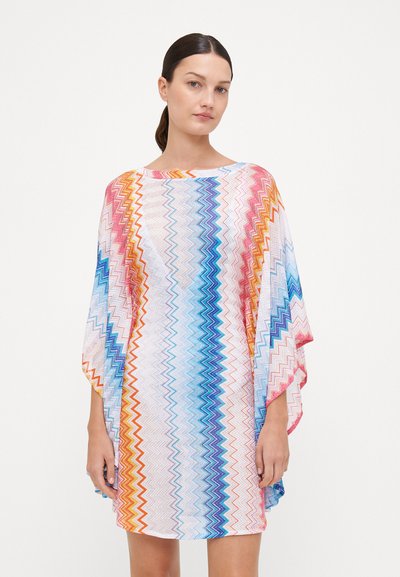 Missoni SHORT COVER UP - Doplňky na pláž - multicolor/shaded fucsia/blue